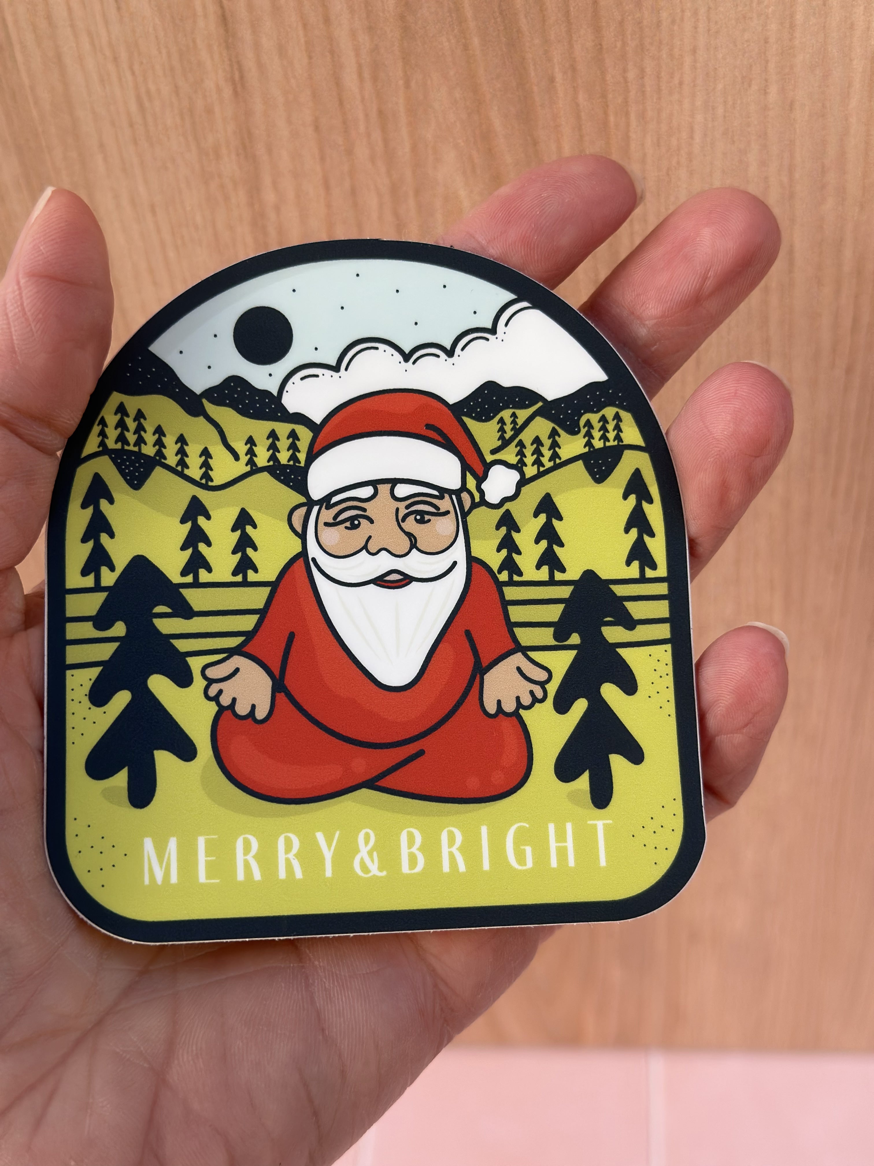 Outdoor Santa - Vinyl Sticker
