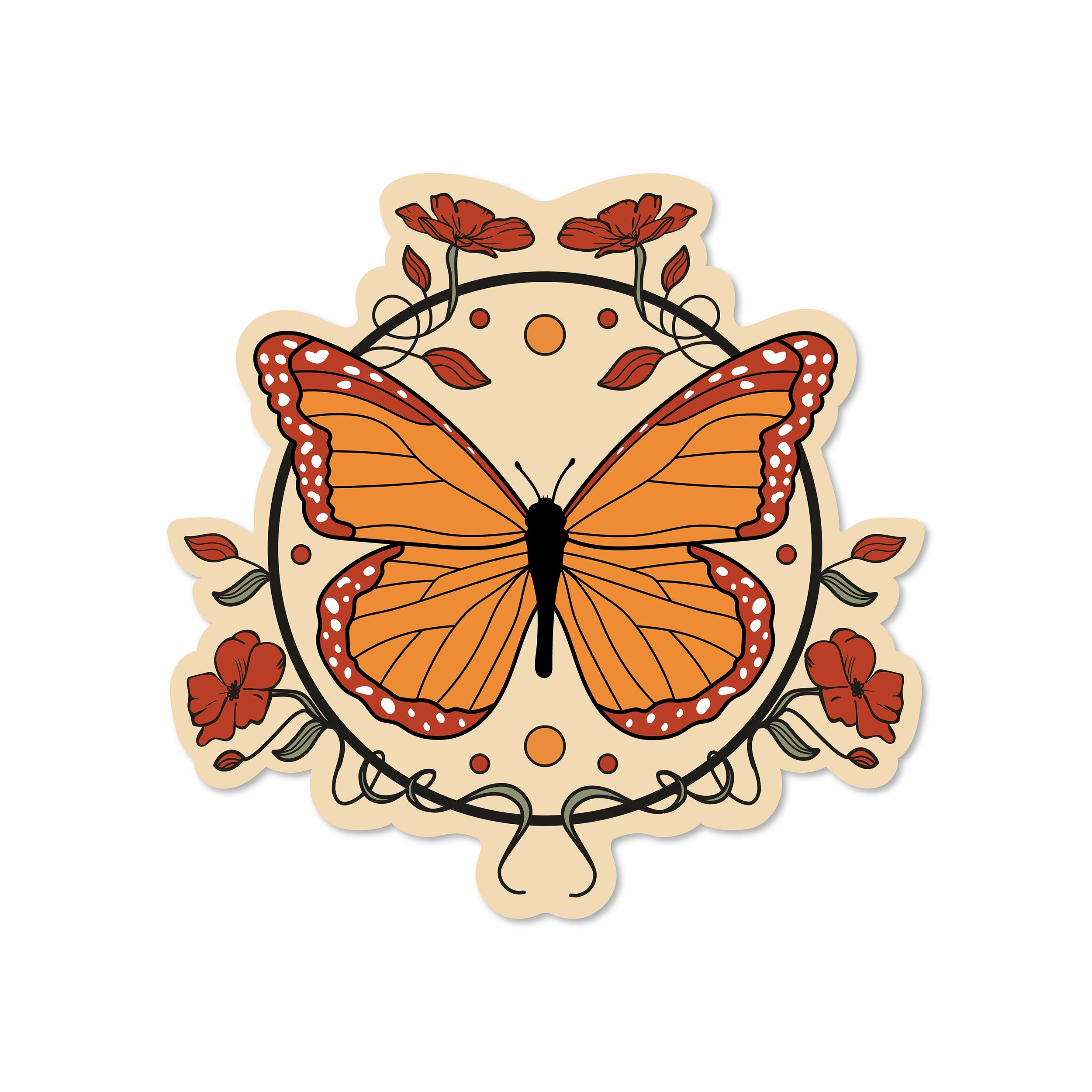 Monarch Butterfly - Vinyl Sticker