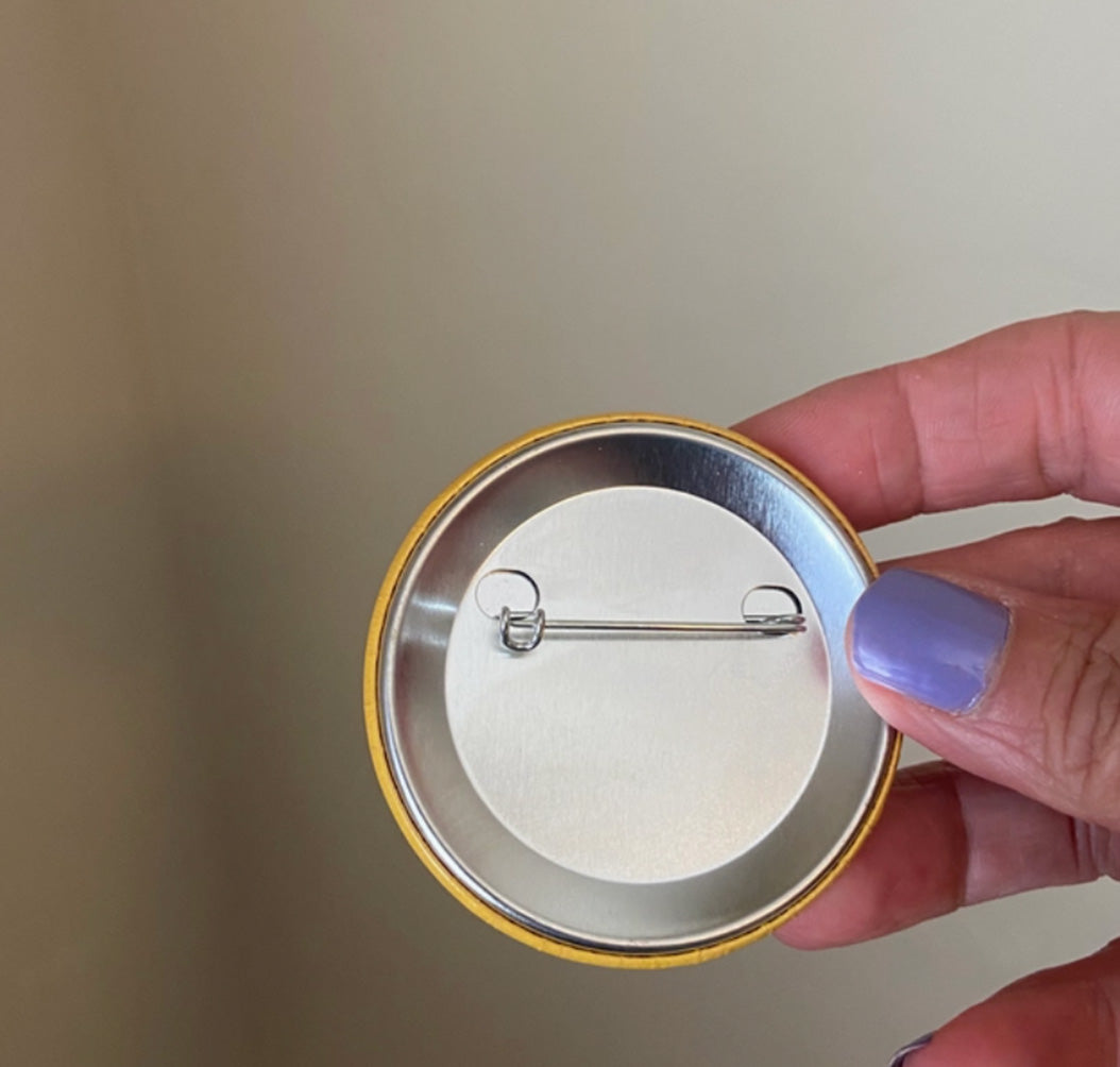 Grateful Sunflower - Large Button