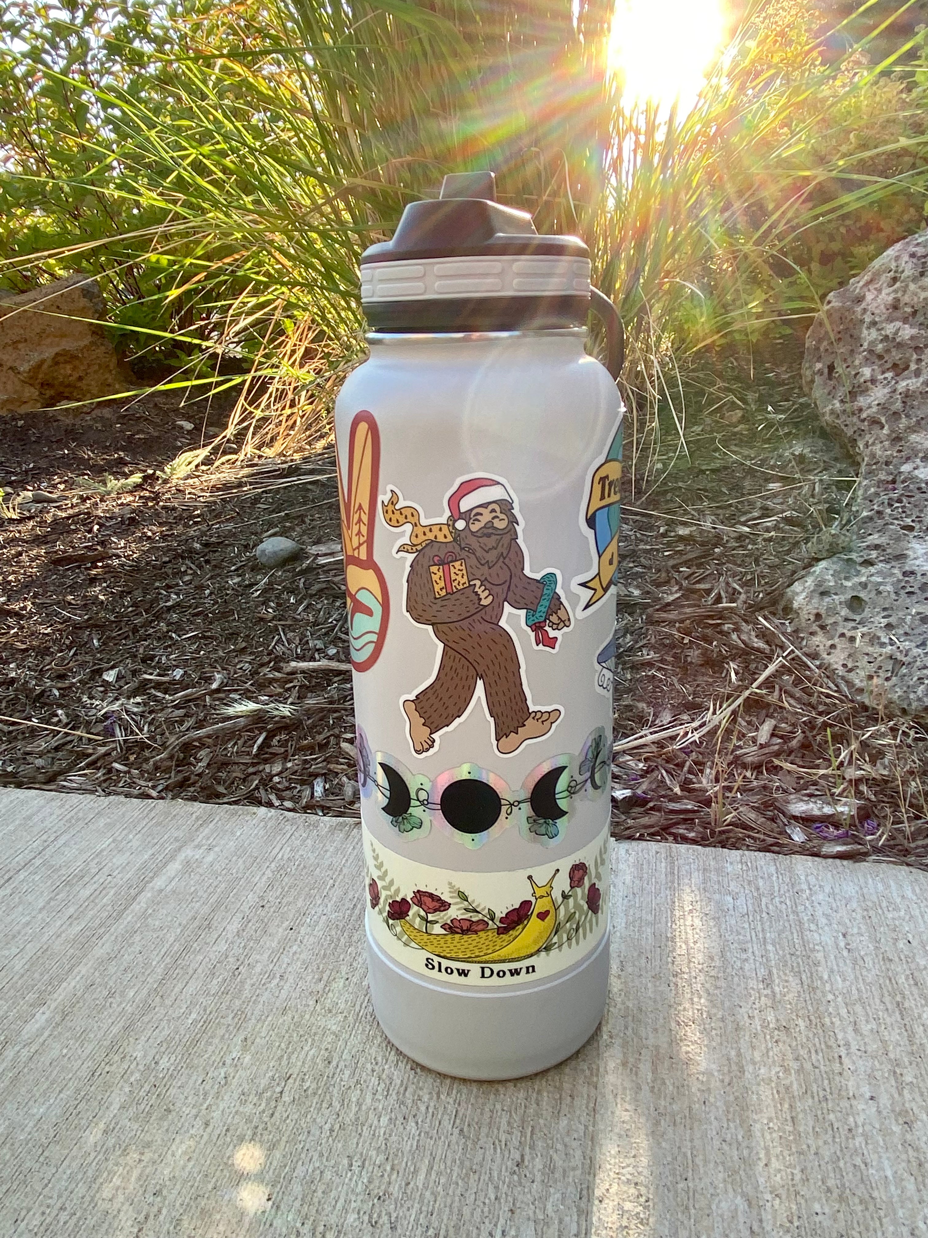 Bigfoot Holiday - Vinyl Sticker