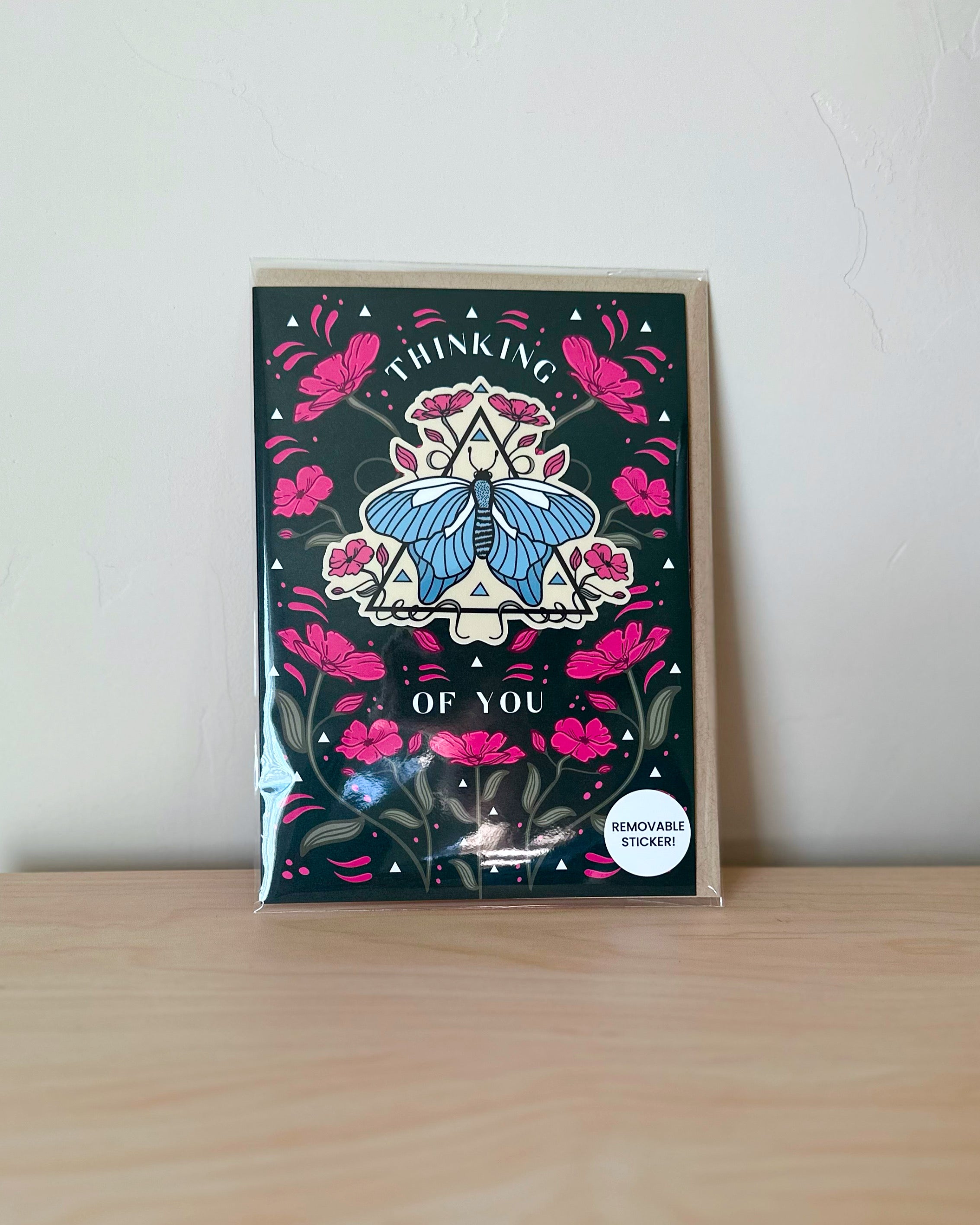 FLORAL INSECTS: BUTTERFLY CONSIDERATION GREETING CARD