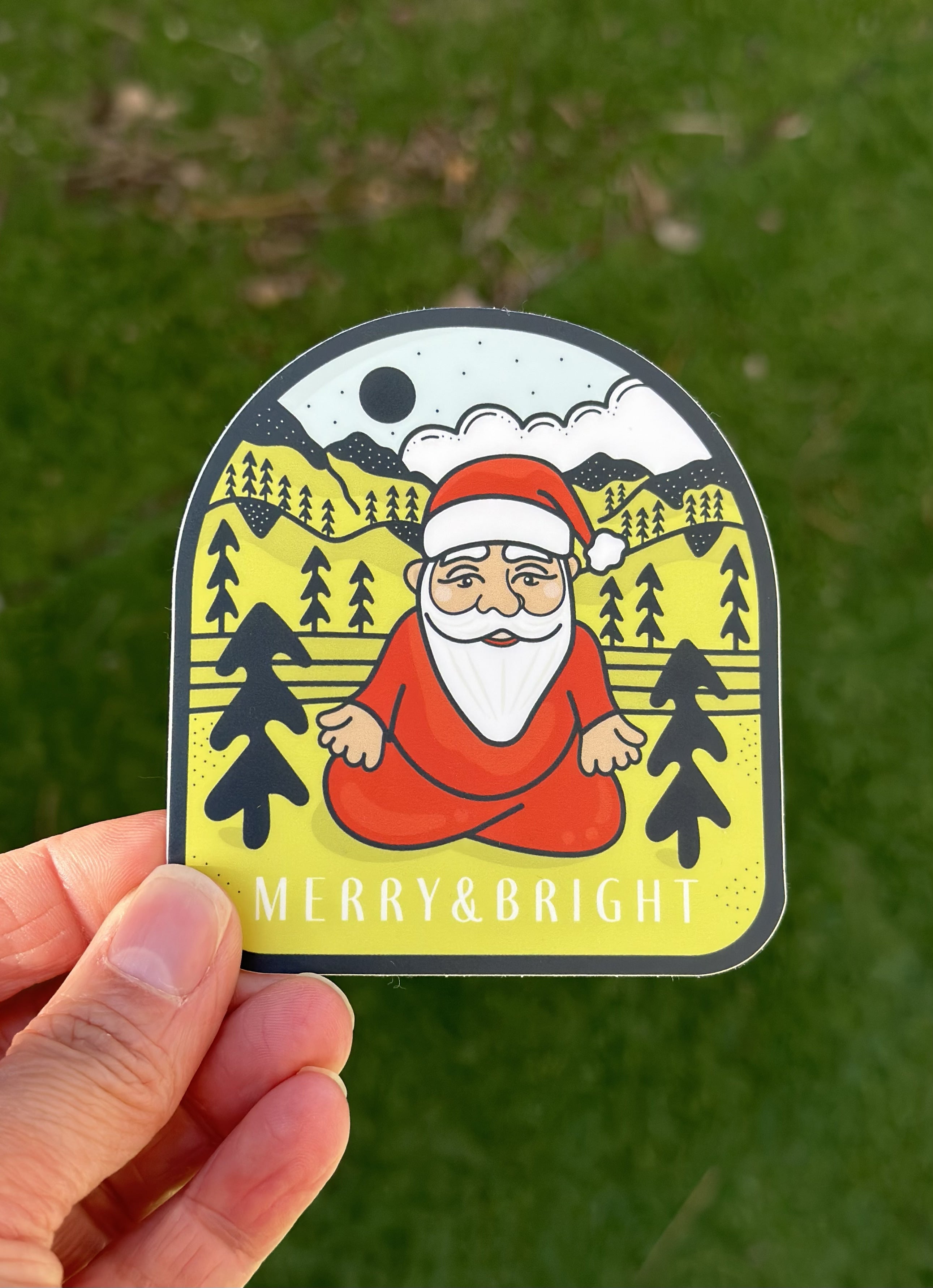 Outdoor Santa - Vinyl Sticker