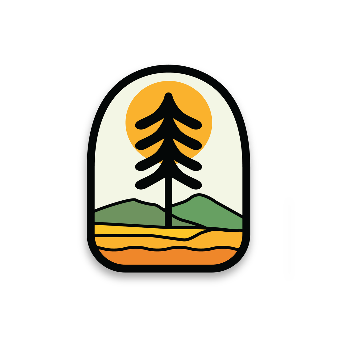 Forest View Badge - Vinyl Sticker