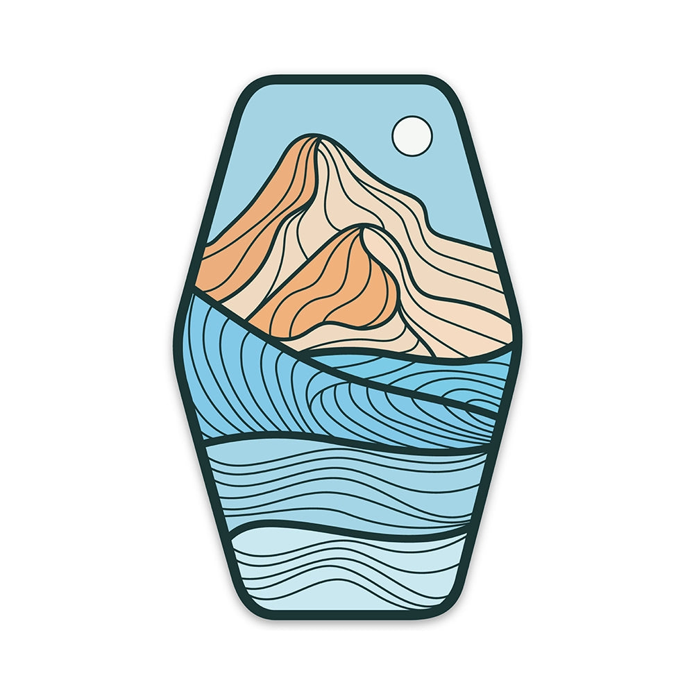 Abstract Mountains - Vinyl Sticker