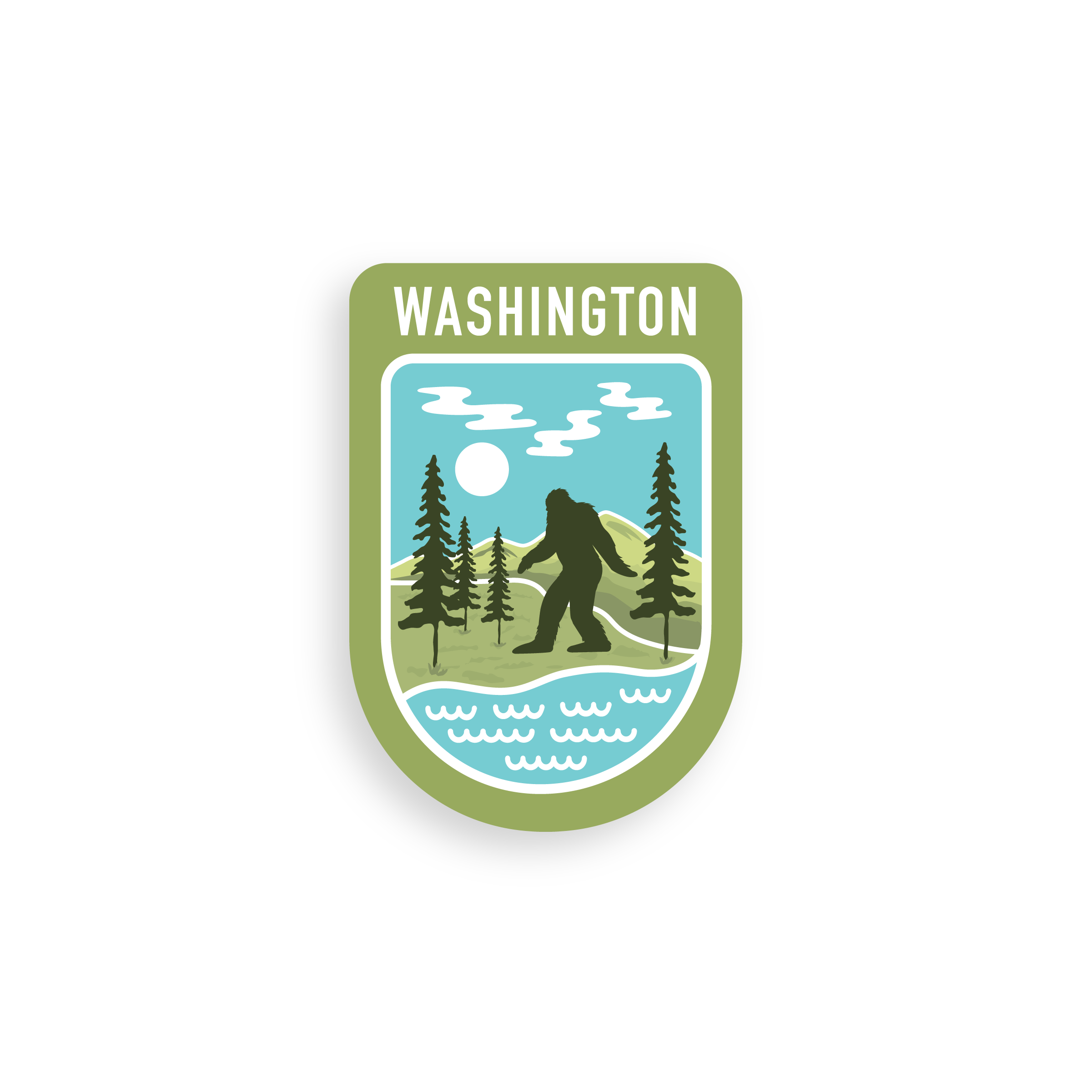 NEW* State Scenic Route Washington - Vinyl Sticker