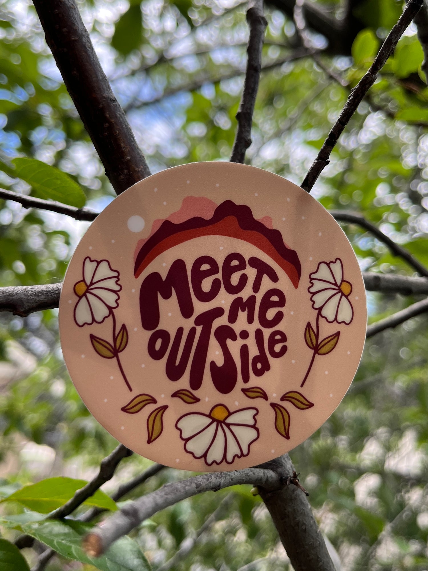 Meet Me Outside - Vinyl Sticker
