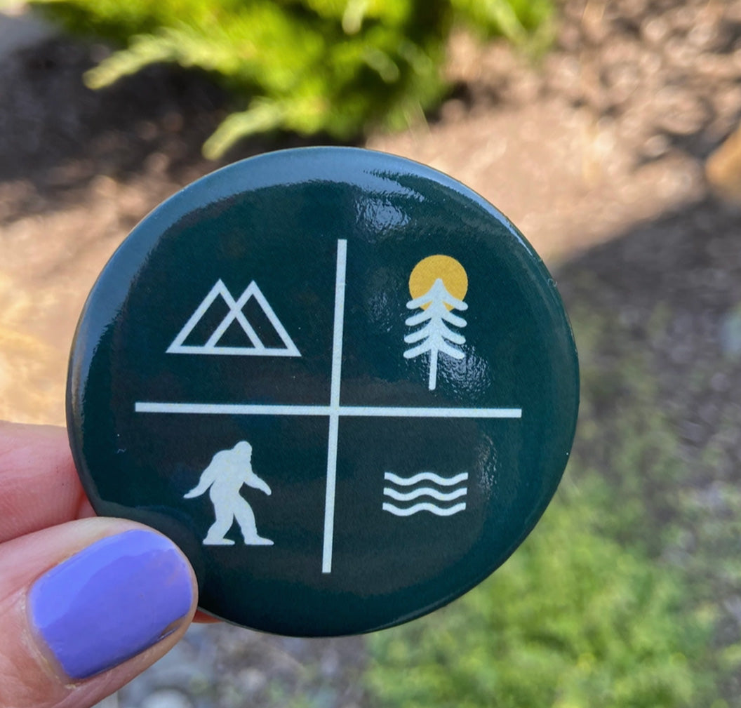Bigfoot Icons - Large Button