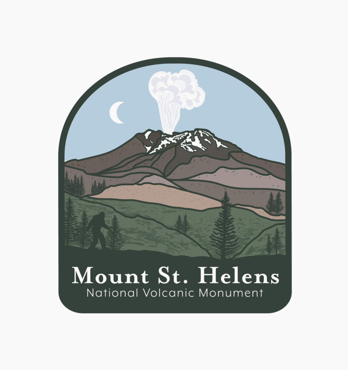 Mount St. Helens  - Vinyl Sticker