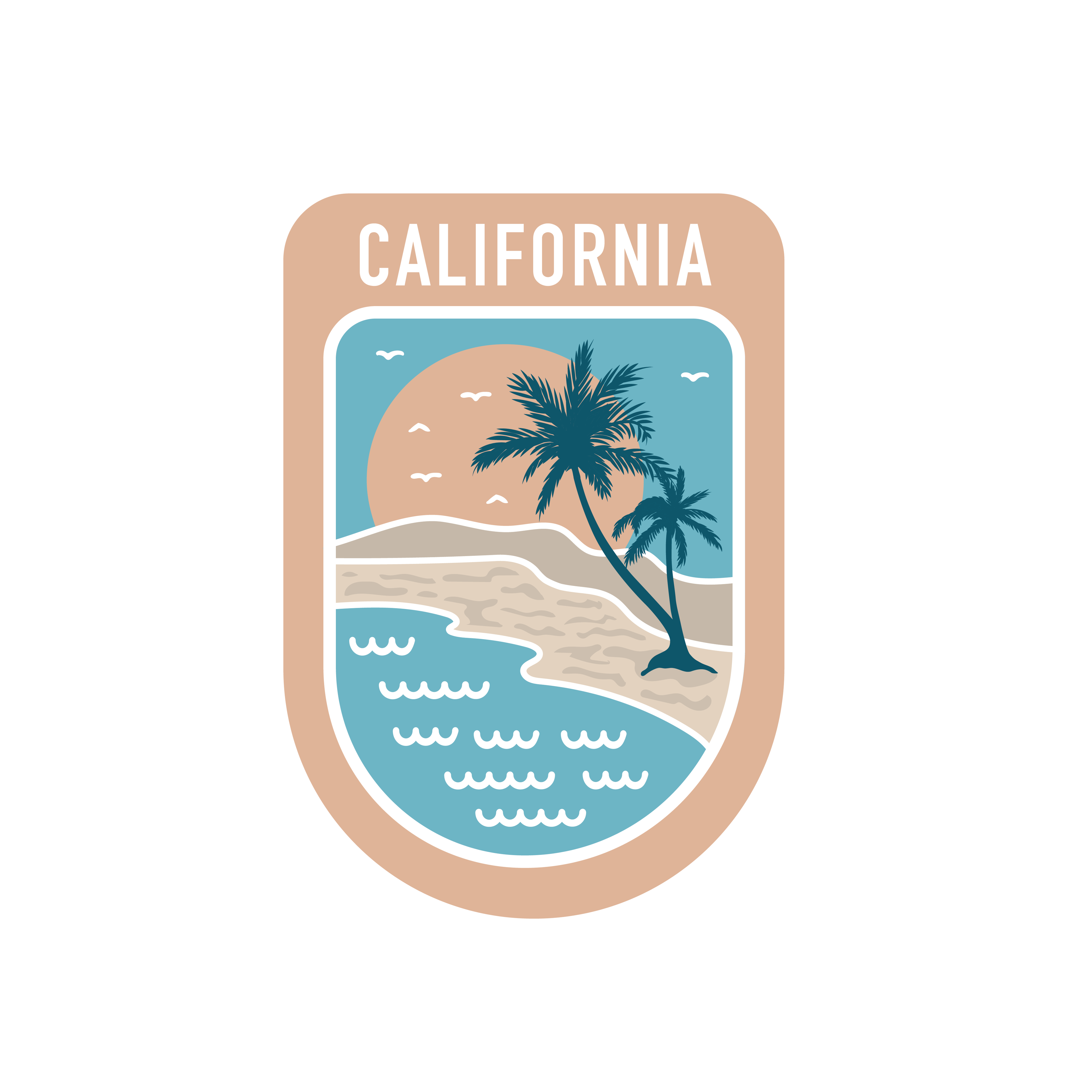 State Scenic Route California - Vinyl Sticker