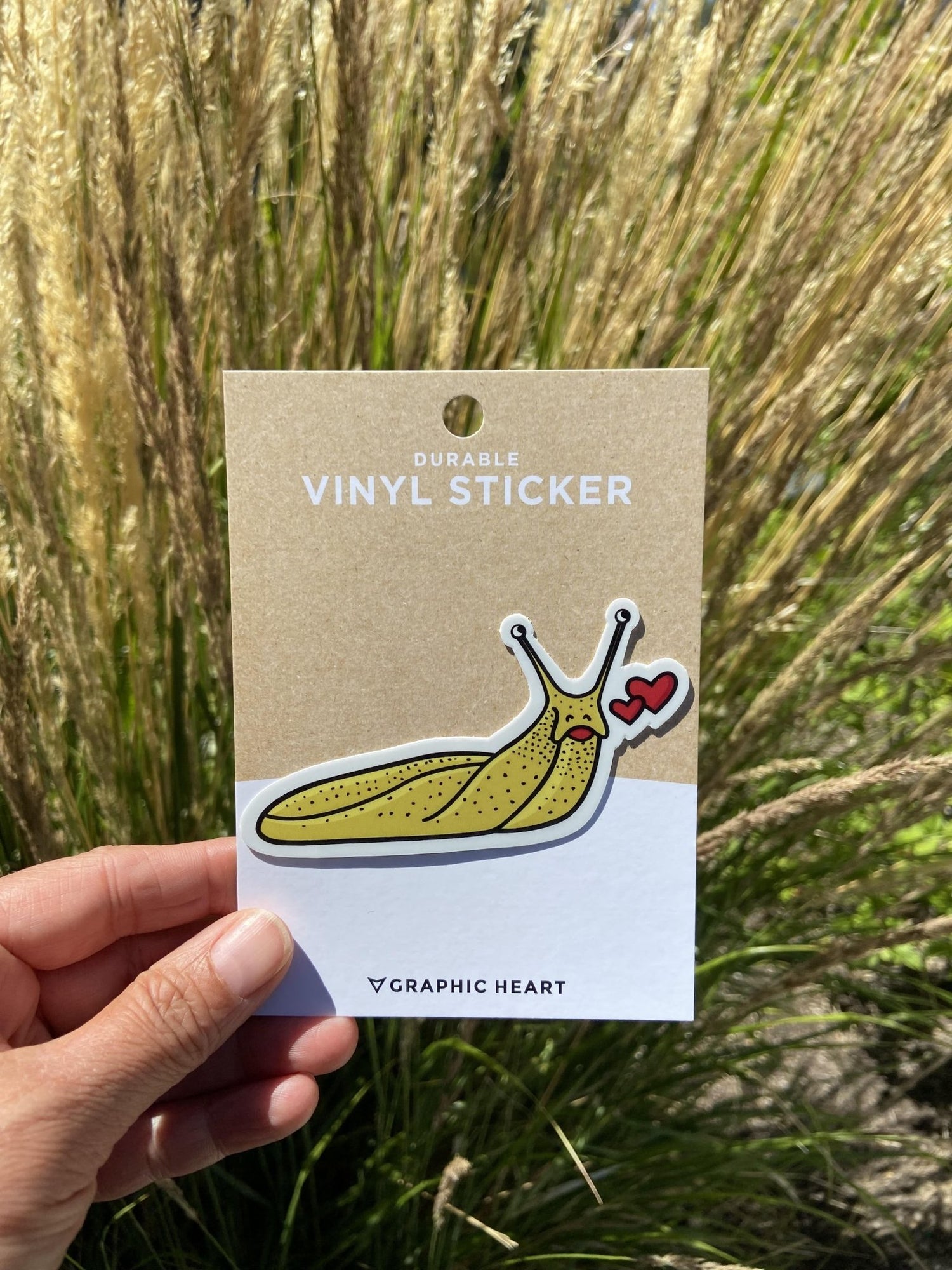 Love Slug - Vinyl Sticker - Shop Graphic Heart