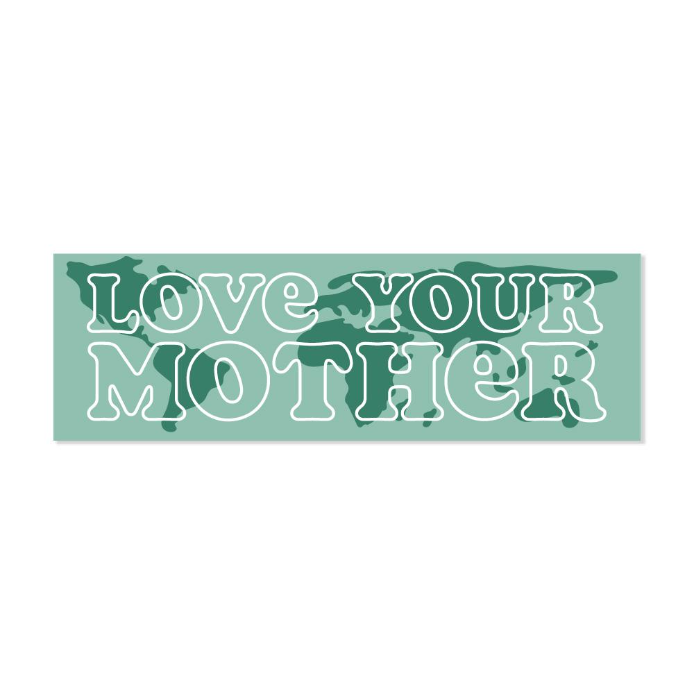 Love Your Mother - Vinyl Sticker - Shop Graphic Heart