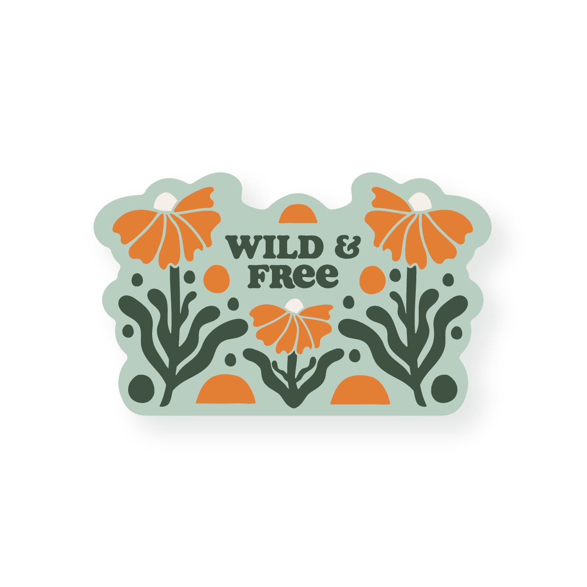 Wild and Free - Vinyl Sticker